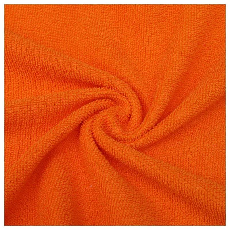 The Manufacturer Supplies Colored Striped Knitted Quick Drying Polyester Towel Cloth