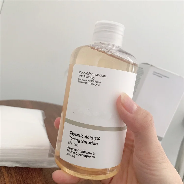 2022 New Product Customization Glycolic Acid 7% Toning Solution Skin Care Glycolic Tone