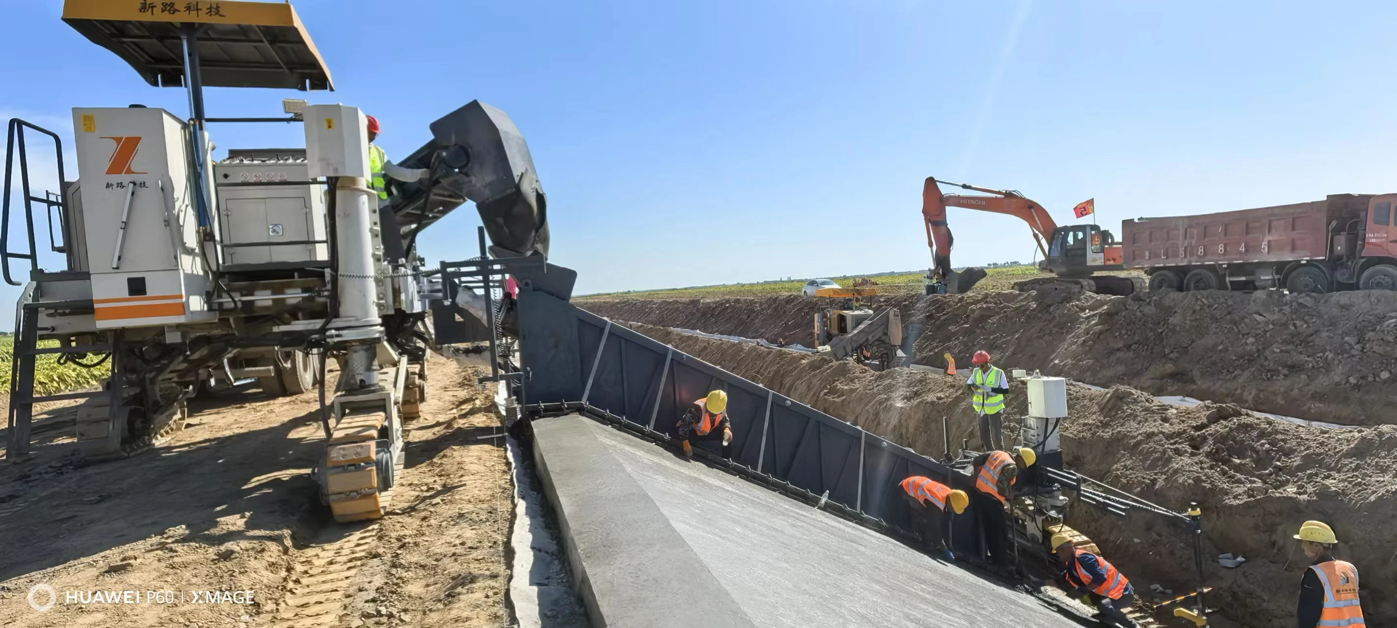 NC1300s Concrete Slip form Paver Machine Road Curb Slipform Machine Kerb Stone Making Machine CNC