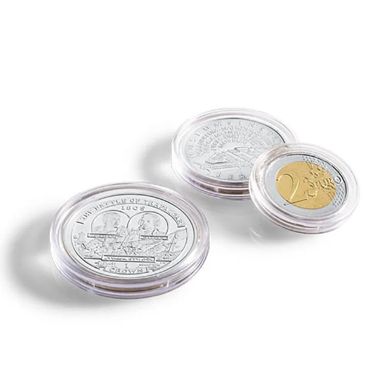 Five-Ounce Silver Proof Coin Scratch Resistant Transparent Acrylic PMMA Ultra Coin Capsules Owl Medal Protection Box