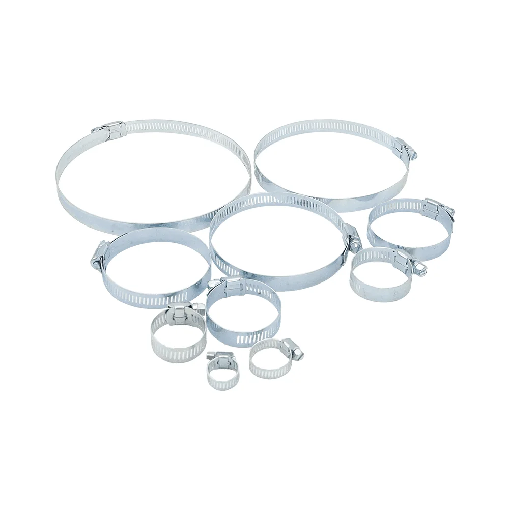 Premium Adjustable Stainless Steel Worm Gear Clamps for Secure ear hose reel clamps