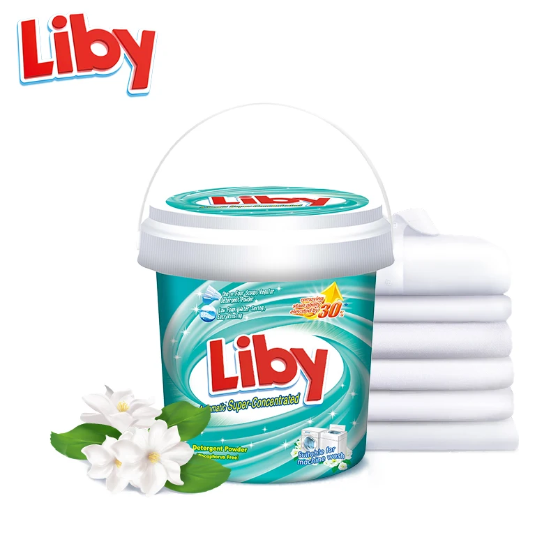 Liby Grepower Bulk Washing Detergent Powder 10 kg Soap for Clothes African Net Wash Cloth Production Line 1 Ton