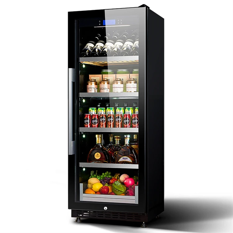 luxury wine refrigerator bar wine chiller  and Beverage Coolers beer dual zone cooler compressor Wine fridge