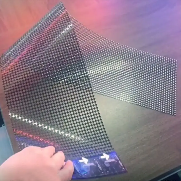 Glass Transparent Led Screen Visible Light Holographic Transparent Led Screen