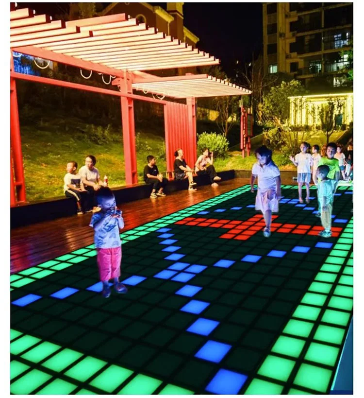 Activate Mega Grid Game Led Floor 25X25 30X30 With Programs Interactive Game Floor Tiles Kids