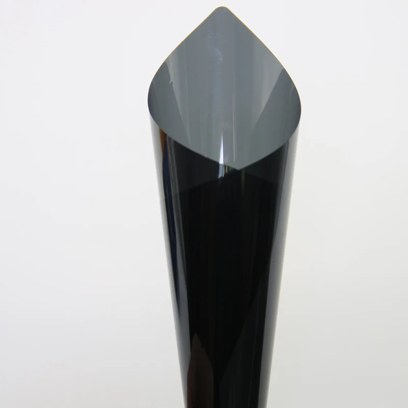 Dark Black Non-Reflective Self-Adhesive 2mil Carbon Car Film Car Membrane Window Tint Nano Carbon Film For Car Window