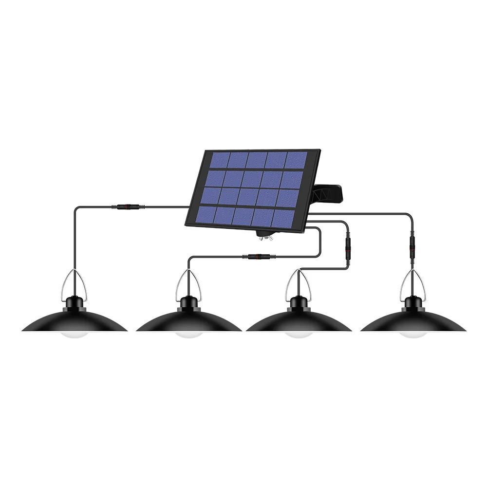 
4 Heads Solar Led Pendant Light Outdoor Indoor Solar Street Lamp with Line Warm White/White Lighting for Camping Garden Yard 4 Heads Solar Led Pendant Light Outdoor Indoor Solar Street Lamp with Line Warm White/White Lighting for Camping Garden Yard
