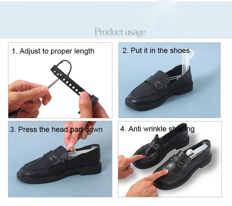 Adjustable Plastic Anti Crease Shoe Stretcher Size Adjustment Shoe Expander Shoe Tree