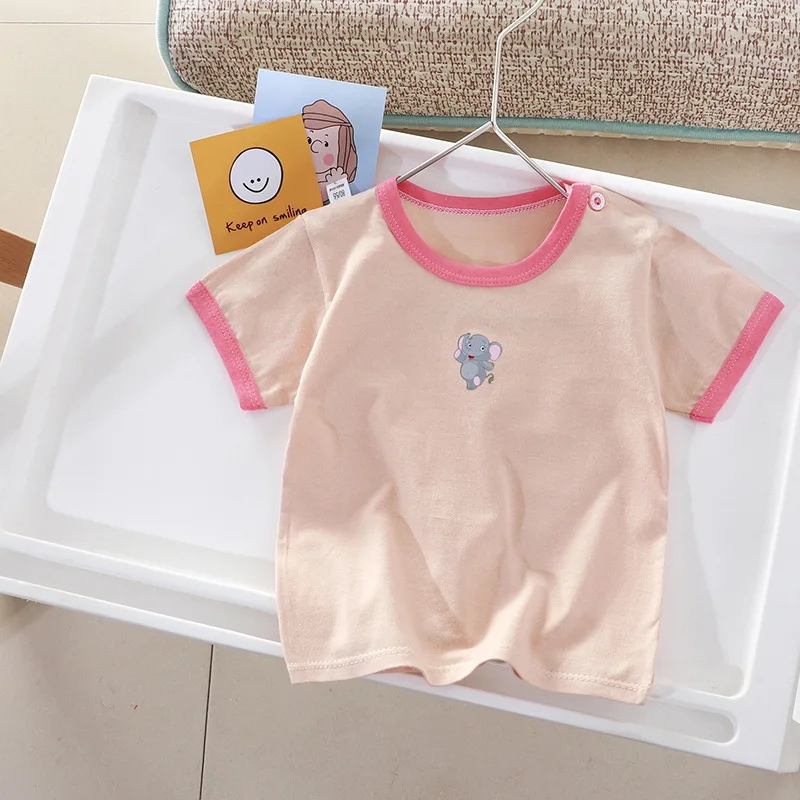 Good Price Summer Children Clothes Set 100% Cotton Short Sleeve 2pcs Baby Clothes Set Wholesale