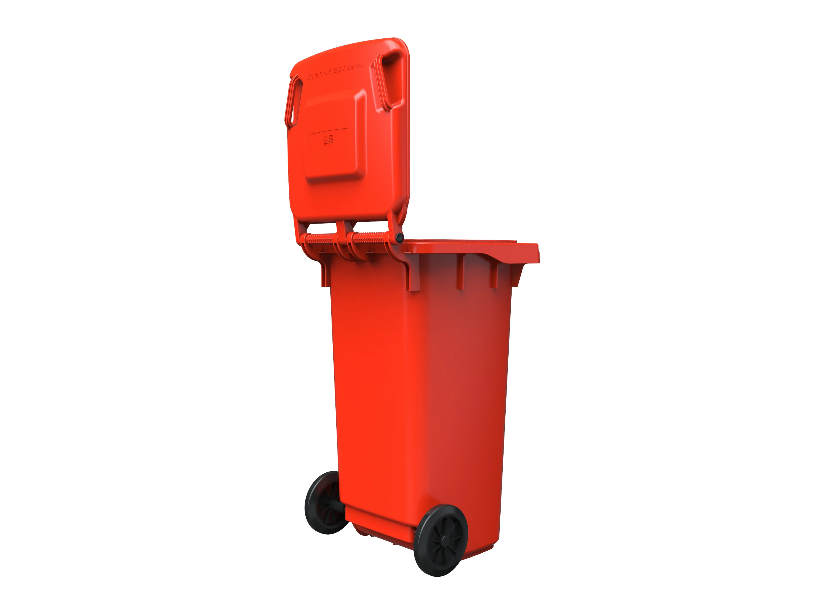 Good price 240 liter plastic waste dustbin garbage wheelie trash can