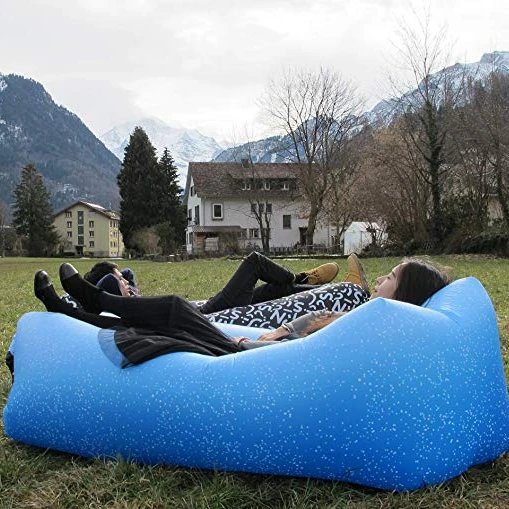 Best Picnics Inflatable Lounger Camping Air Lazy Sleeping Bags Beach Music Festival Air Sofa Bed