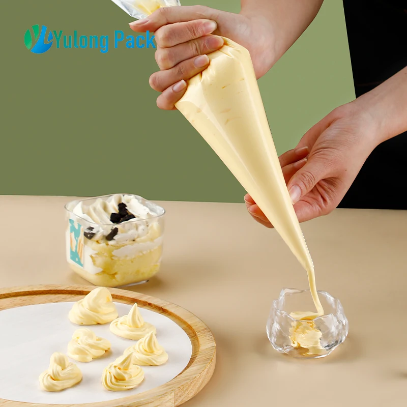 9 Inch High Quality Disposable Silicone Pastry Bag Mini Size LDPE Plastic Piping Bags Factory Direct Bulk Wholesale Kitchen Use