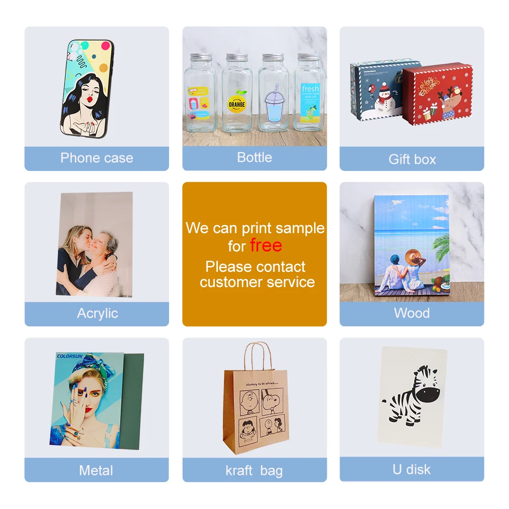 A4 desktop Flatbed UV Printer for design Plate Card &pen &mobile covers ect printing machine