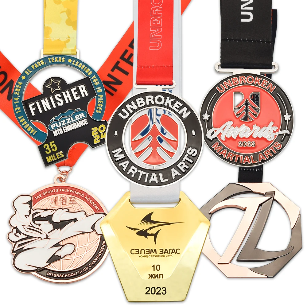 Factory Price Custom Metal Medal Soccer Football Basketball Volleyball Gymnastics Dance Sport Race Medal