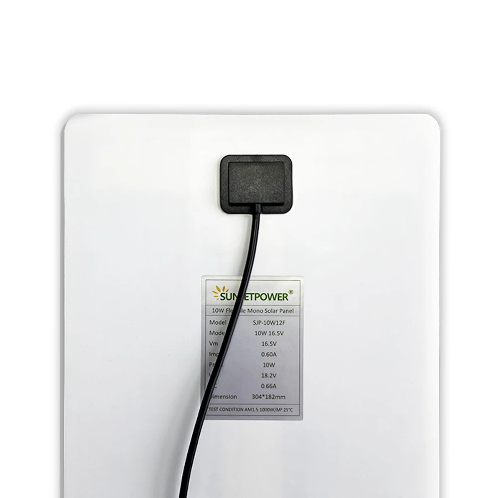 10W 12V Solar Panel for Solar Trickle Charger Portable Battery Maintainer on RV Boat Cabin Tent Car Trucks Trailers