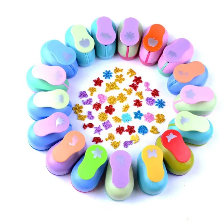 Hot Sale Embosser Toys for Children School Handmade Craft Pater-cut Puncher DIY Tools Embossing Machine Kit