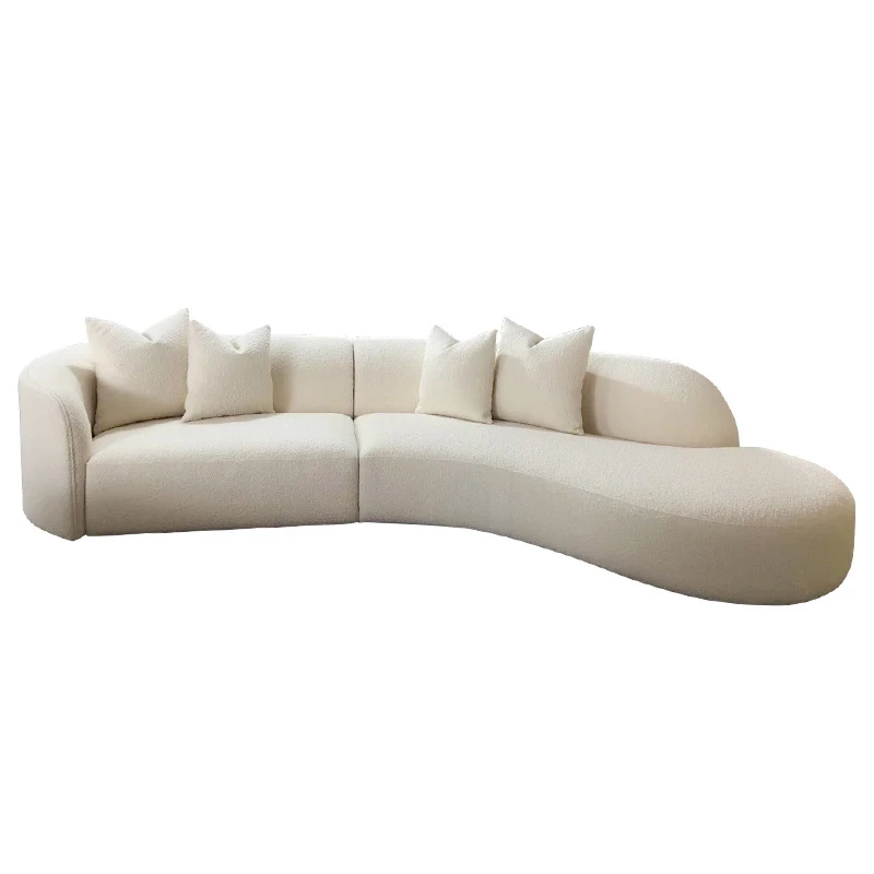 Новый дизайн, полукруглый гостиничный диван, итальянская гостиная, изогнутые диваны, круглый диван, секционный диван из ткани