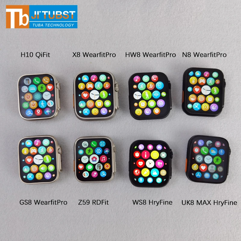 Wholesale all series Smartwatch UK8 MAX S8 N8 X8 GS8 WS8 HW8 Z59 MT8 DT8 H10 Pro Ultra 8 reloj inteligente Smart Watch Series 8