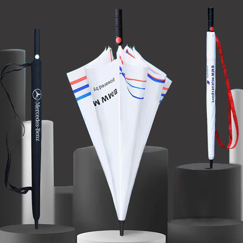 Hot Selling Durable custom logo comfortable handle golf umbrella man windproof 2-3 person big straight umbrella