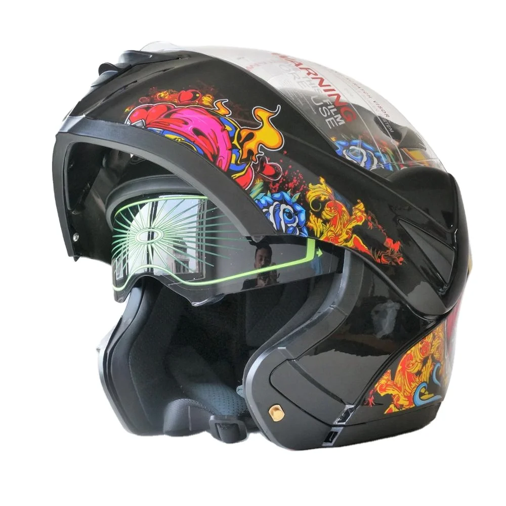 Custom ABS Flip Up Helmet Full face Helmet Motorcycle Helmet