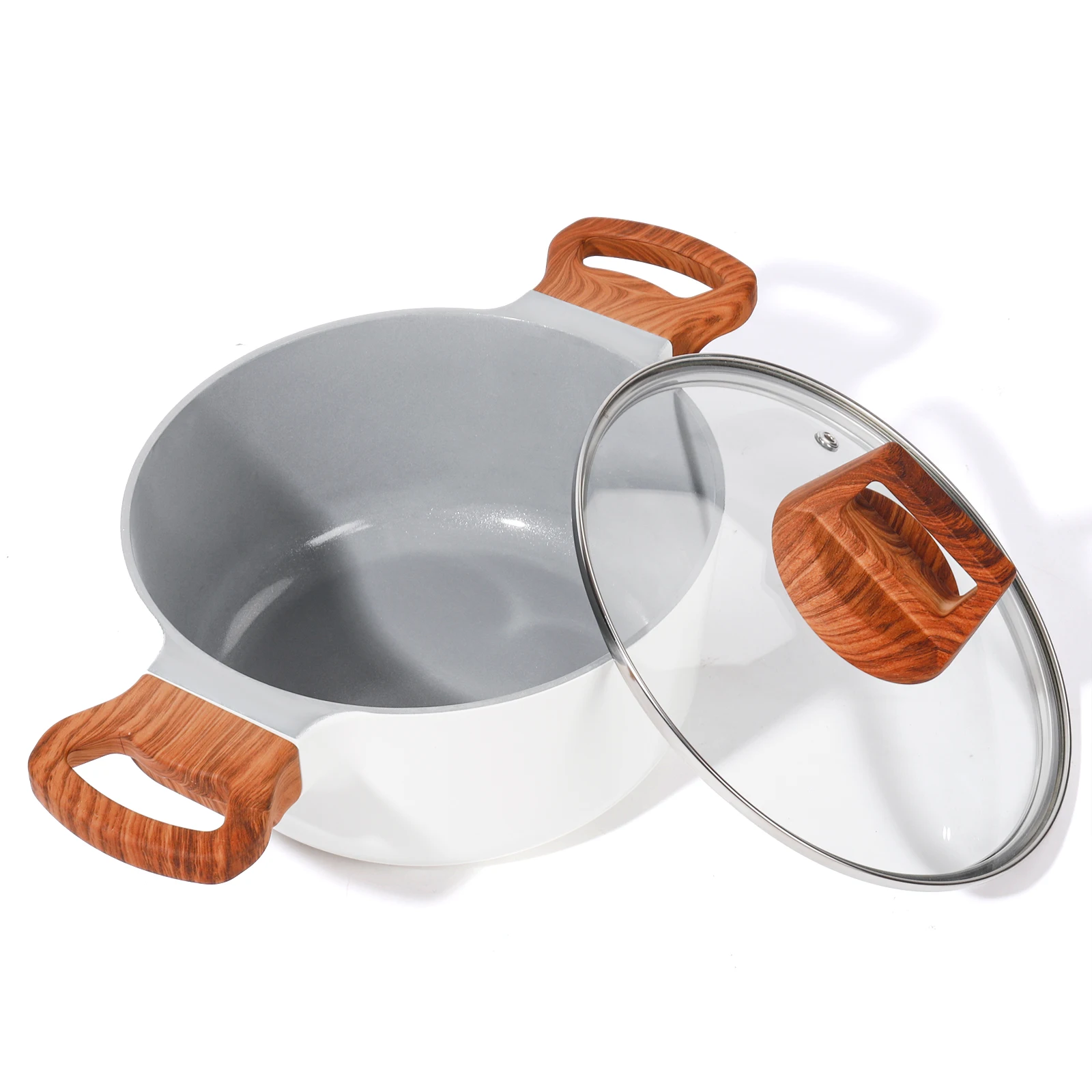 OEM High Quality Direct Sale Cooking Pan Powerful Non-Stick Fry Pan Aluminium and Metal Material Factory Direct Wholesale