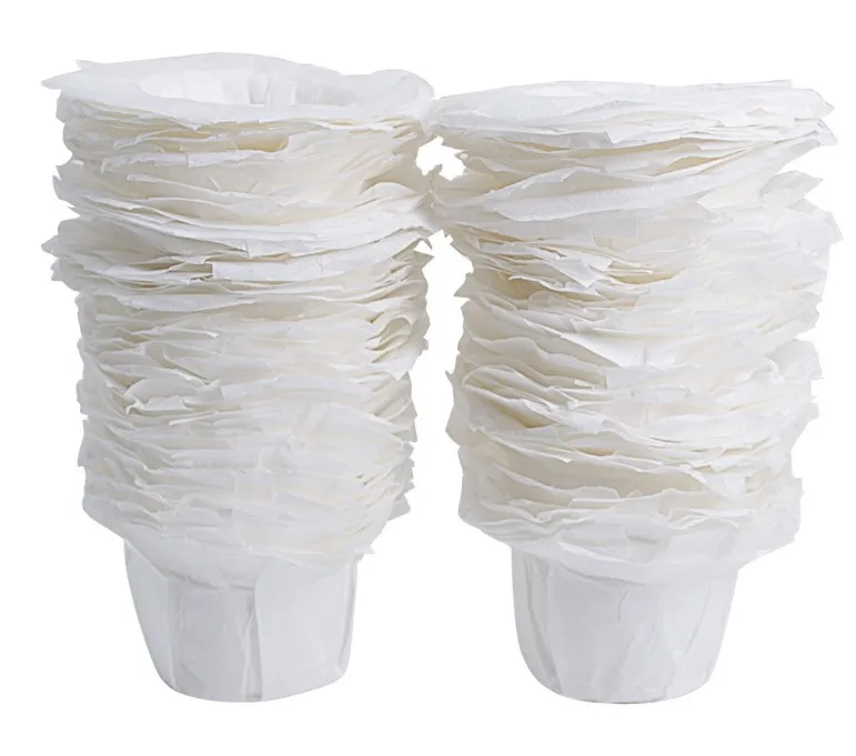 Заводская бумажная капсула для фильтрации кофе с крышкой, бумажная чашка для фильтрации кофе 35*33 мм