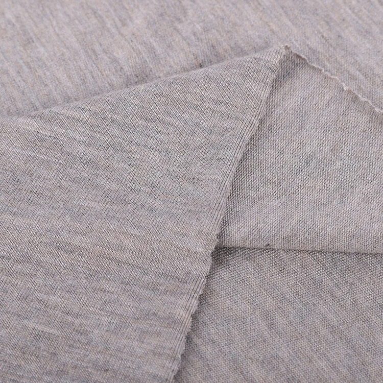 
new design elasticity pink Absorb water cotton spandex interlock knitted Viscose Rayon Fabric 