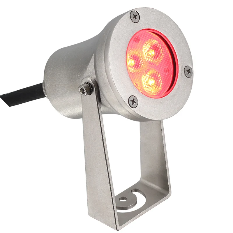 IP68 Waterproof 9W Inside DMX Control Stainless Steel Music Dancing Fountain AC/DC 12/24V RGB Led Underwater Spot Light