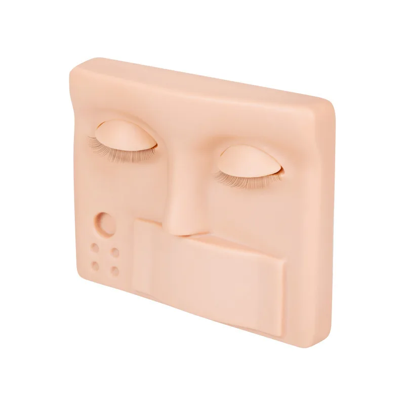 Custom Logo Advance Lash Extension Training Practice Mannequin Silicone Eyelash Extension Training Mannequin Head