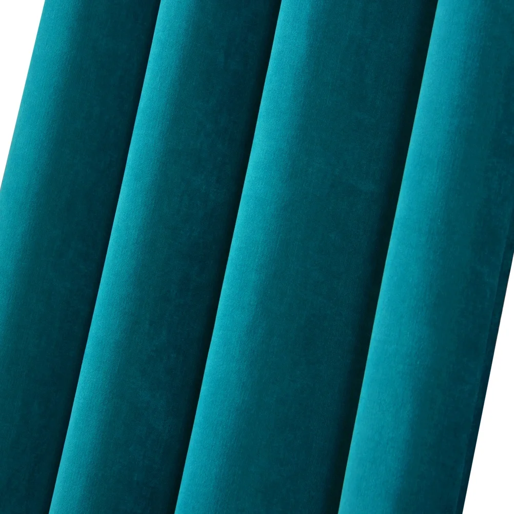 Modern Style Soft Heavy Velvet Curtains for the Living Room Blackout Cortinas Fabric Cloth for Home Ready Made