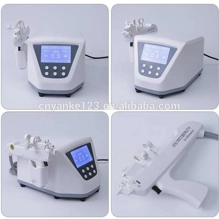 Face Lift Platelet Rich Plasma prp Injection Crystal Injector Mesotherapy Gun No Needle