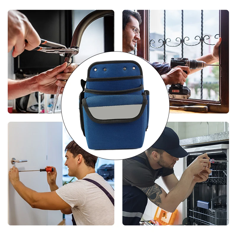 Multi-function Portable Electric Tool Storage Engineer Waist Bag Electrical Tool Belt