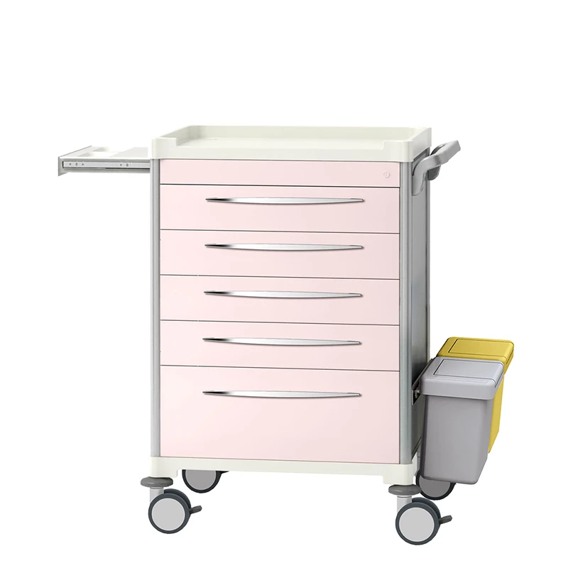 ABS Waterproof Hospital&Clinic Patient Medication Equipment Medical Medicine Trolley Cart Carro de Medicina