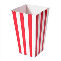 Custom logo colorful paperboard french fries popcorn snack food chip paper box
