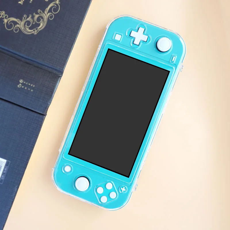 Новый прозрачный защитный чехол Switch Lite аксессуары для игровой консоли универсальный противоударный из поликарбоната с логотипом