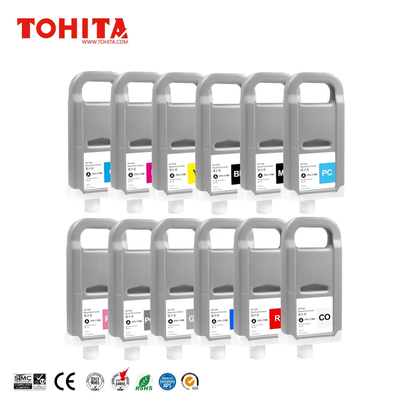 Ink cartridge PFI-1700 for Canon Pro 2000 4000 4000s 6000 6000s TOHITA
