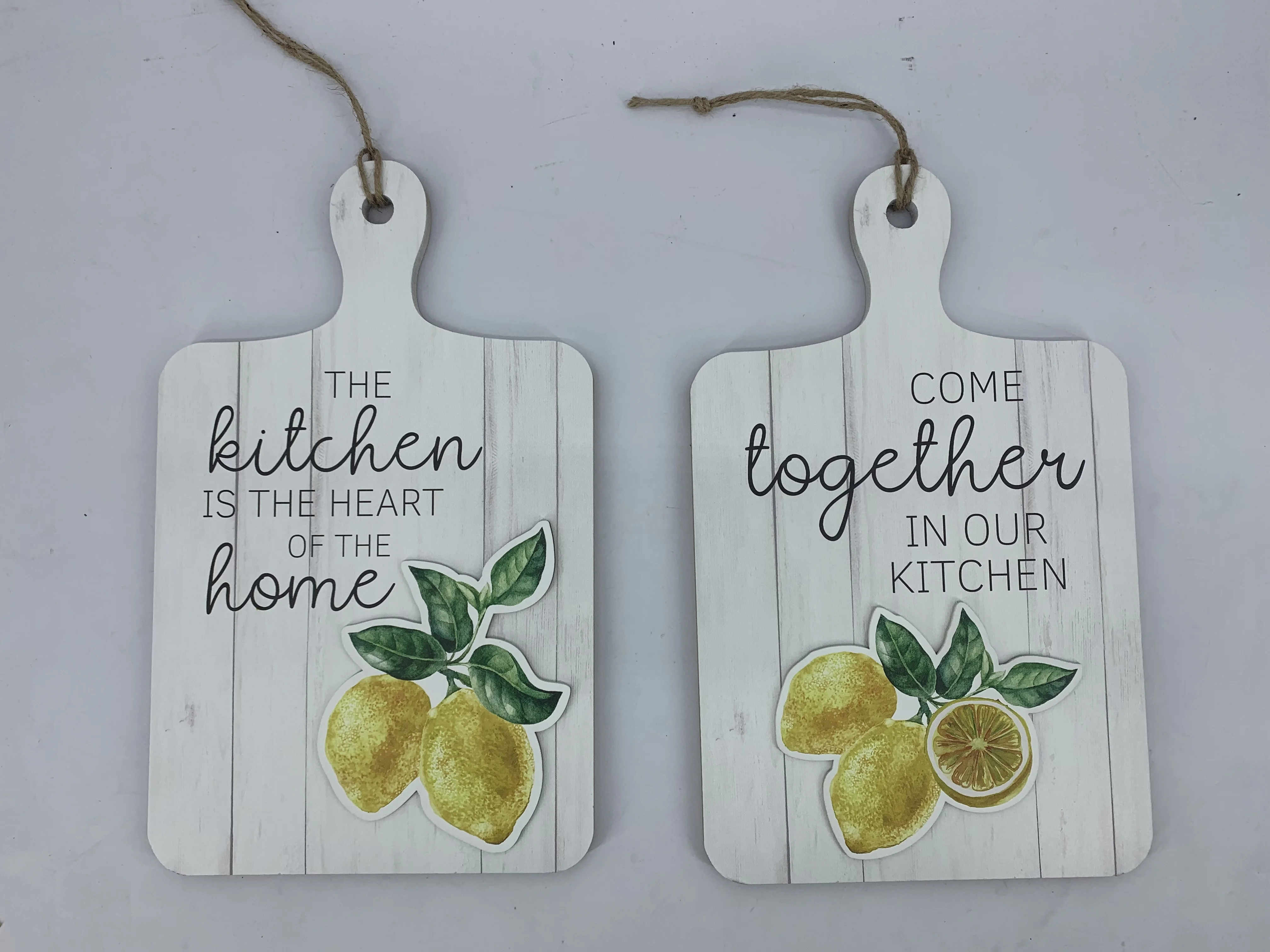 Lemon Theme 24.5x40X0.6cm or Custom Size 3D MDF Wall Panels Wholesale Wood for Home Decor