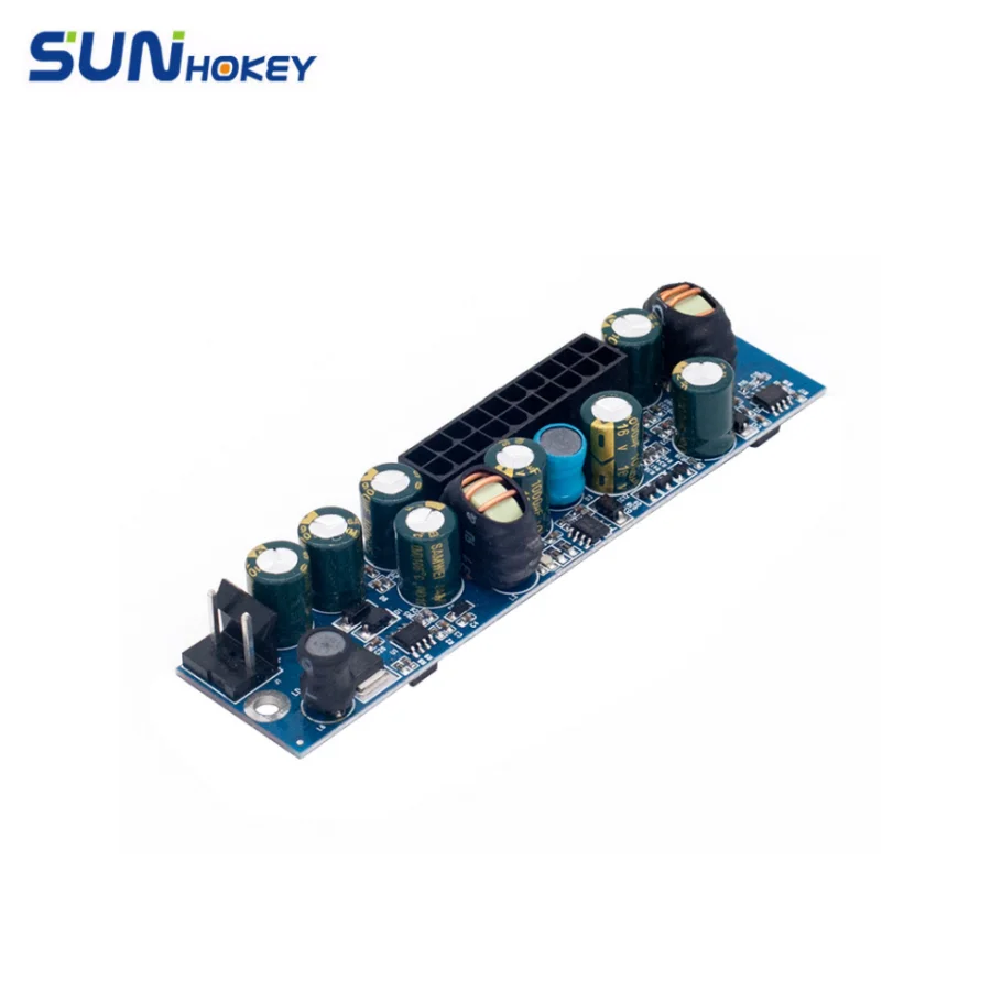 DC 12V 120W ATX PSU Peak Pico PSU ATX Switch PSU 24pin Realan 1007 MINI ITX DC to Car ATX PC Power Supply module