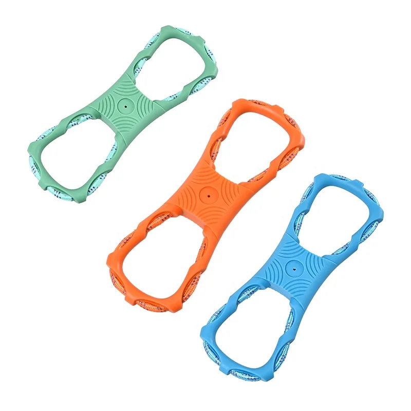 Petstar Durable And Long-Lasting Toss Hunting Pet Dog Chew Rope TPR Toy