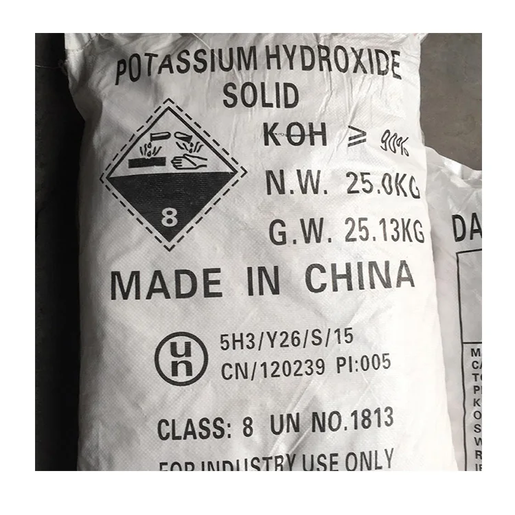 Potassium Hydroxide Flake 25kg Bag KOH