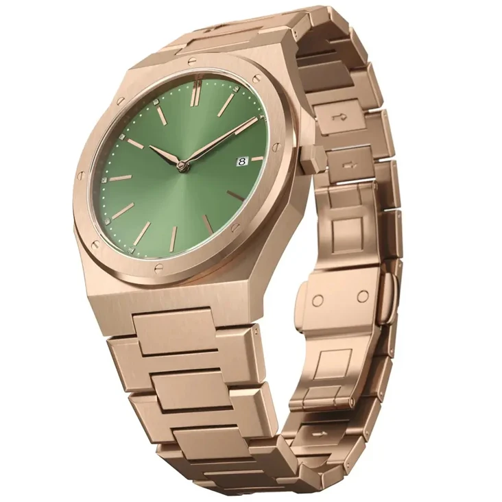 OEM Sunray Green Dial 3atm Water Resistant Japan Movement Watches Women Wrist Luxury