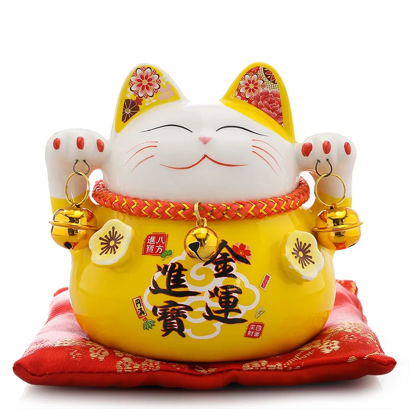 Chinese Feng Shui Lucky Cats Figure Lucky Cat For Table Lucky Cat Handicraft