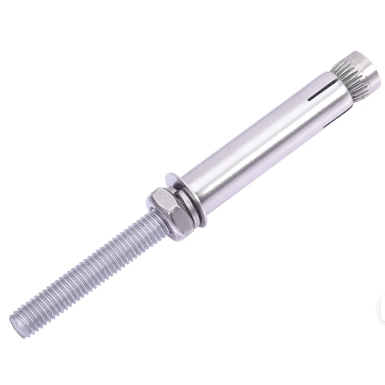 SS304 SS316 расширительный анкерный болт с гайкой фитинг M12 * 100 12*200 фиксирующий
