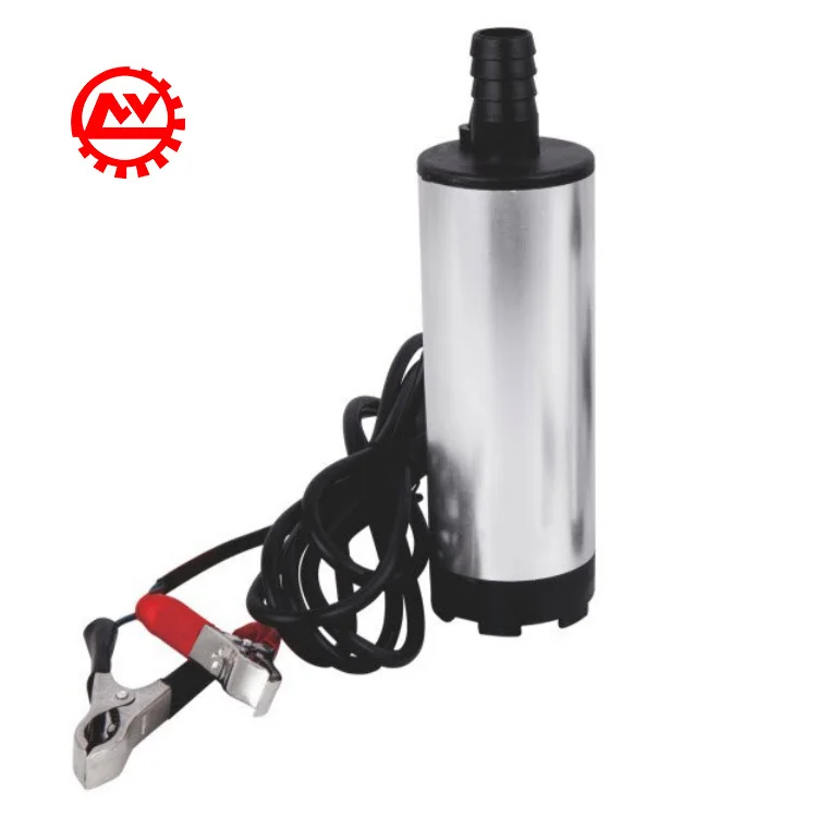 12V 24V DC Outside Home Use Stainless Steel DIY Mini Electric Fuel Diesel Oil Submersible Water Pump