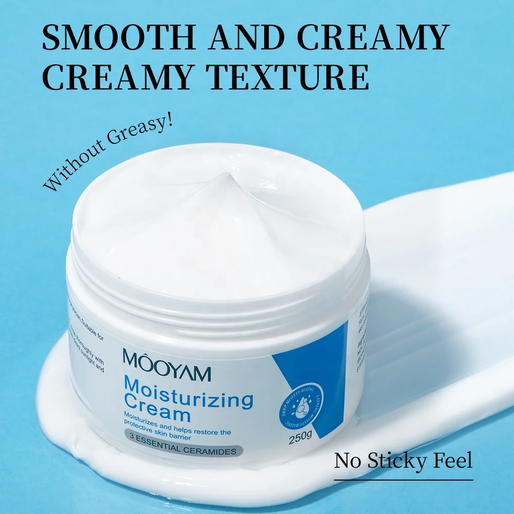 Private Label Organic Glowing Moisturizer Cream Face Anti Aging Brightening Whitening Hyaluronic Acid Face Cream