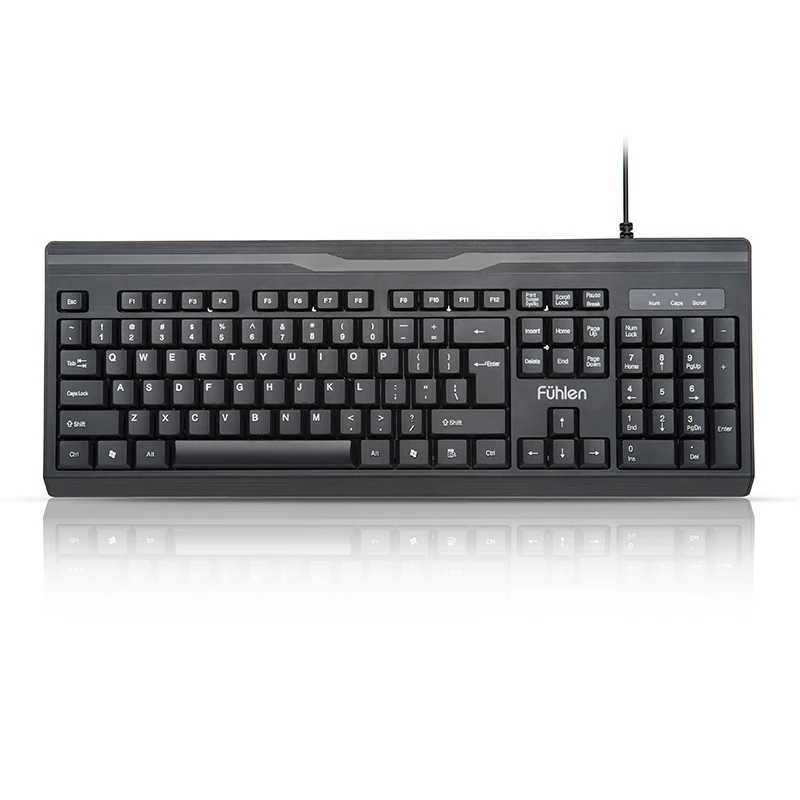 Wholesale high quality 104 keys wired office mouse and keyboard combination OEM computer accessories