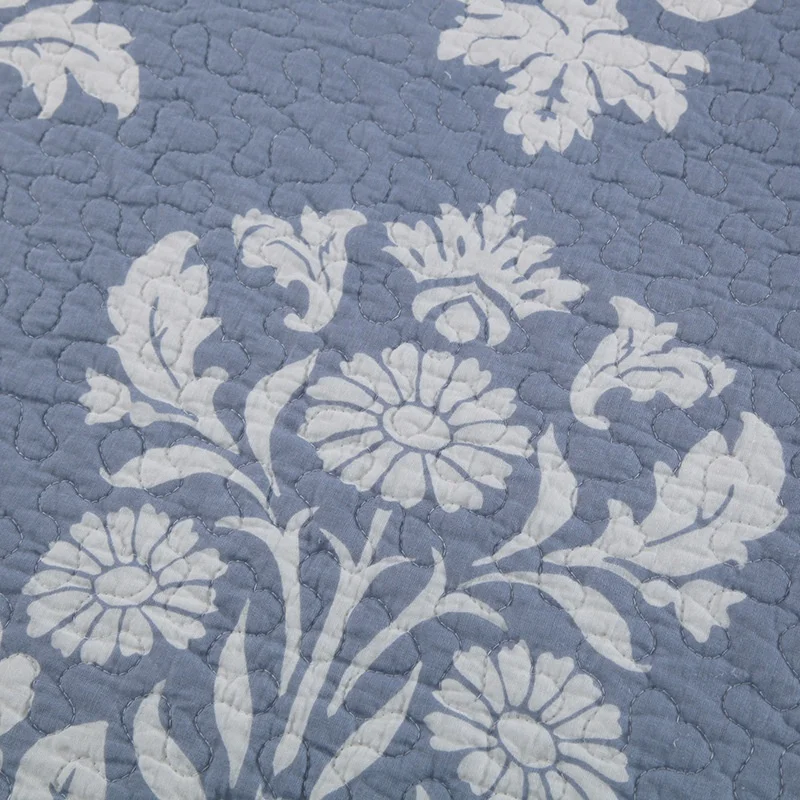 King стеганое покрывало из индийского хлопка с китайской вышивкой оптом