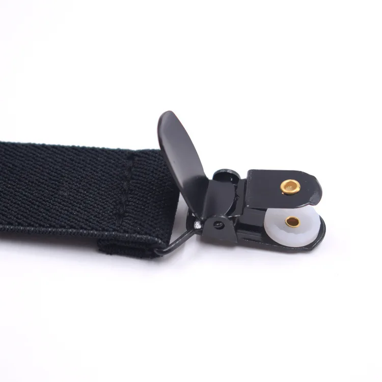 Soild Color Children Adjustable Suspenders Bowtie Set Boys Girls 3 Clips Y-Back Elastic Braces Kids