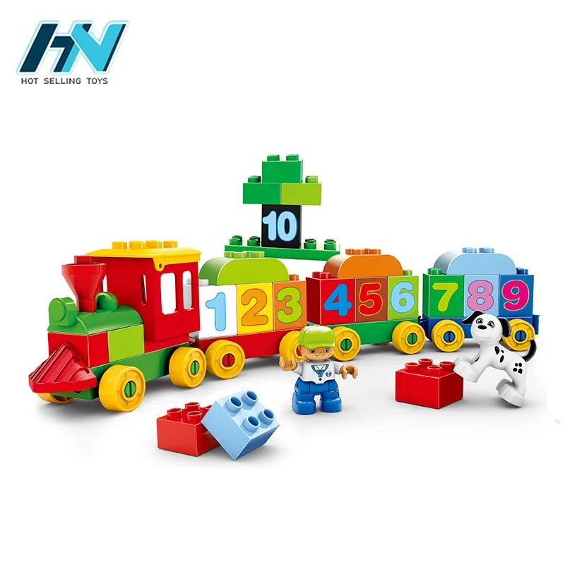 Children creative interactive puzzle block numbers toys blocks toys building with 48pcs
