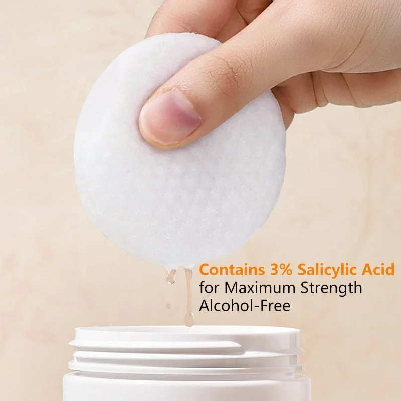 Salicylic Acid Pads Natural Skincare Brightening Whitening Shrink Serum Remove Black Head Treatment Face Patch Anti Acne
